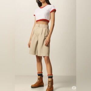 Vintage Patagonia Culotte Shorts Womens 8 Khaki High Rise 80’s Gorpcore Preppy